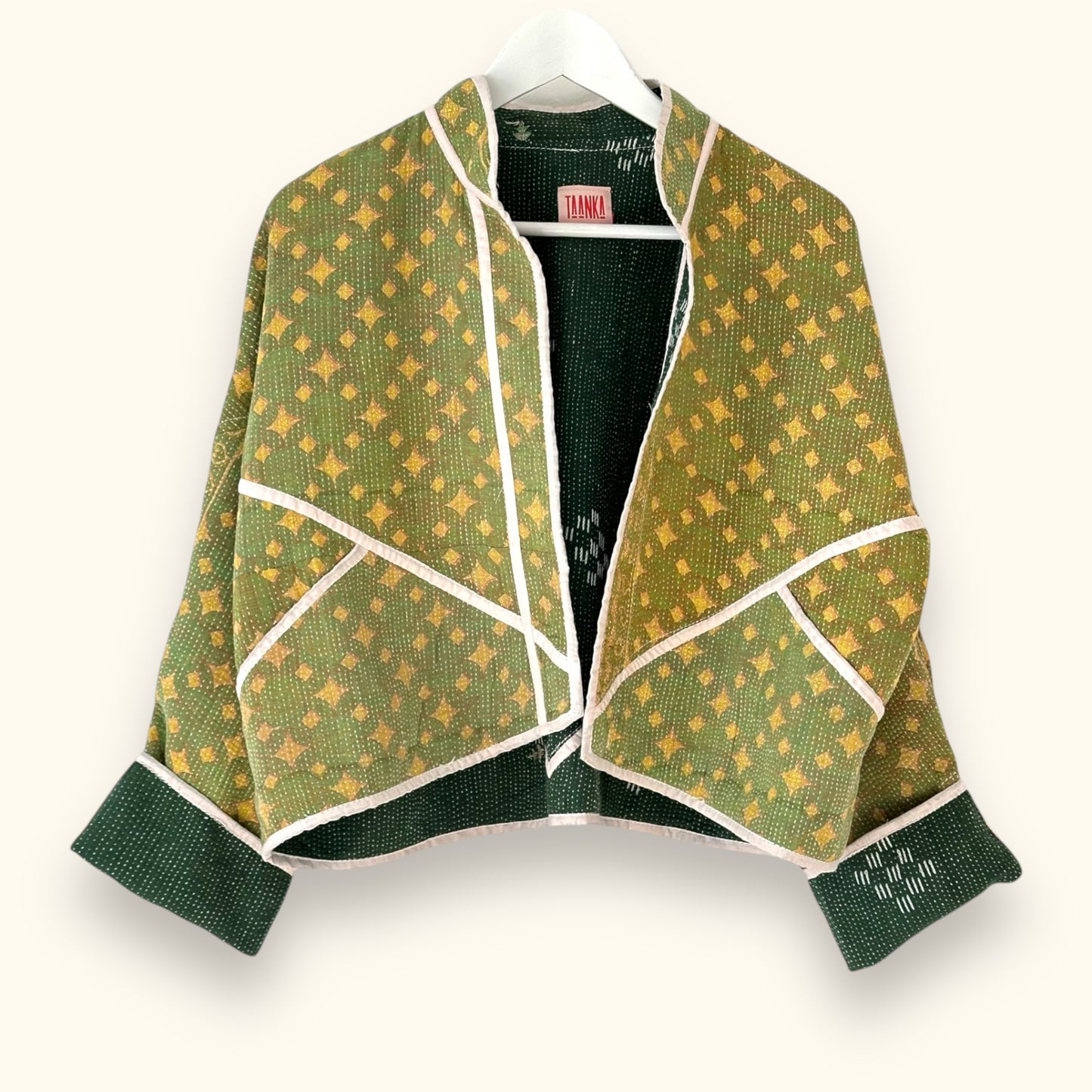 KAMAR REVERSIBLE CROPPED JACKET