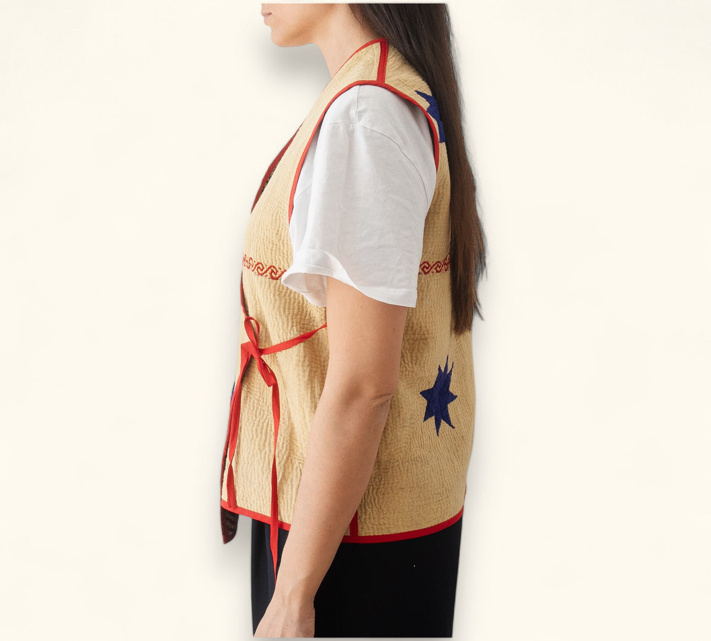 KHARNA REVERSIBLE WAISTCOAT