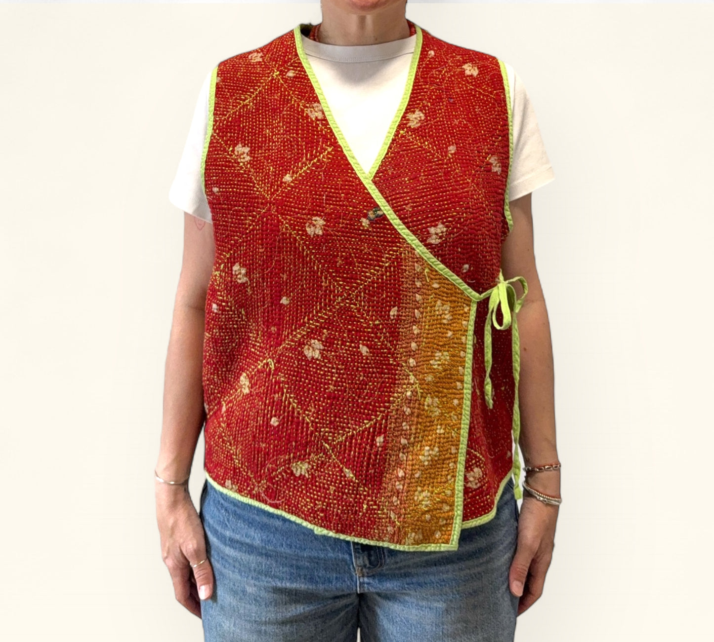 KHARNA REVERSIBLE WAISTCOAT