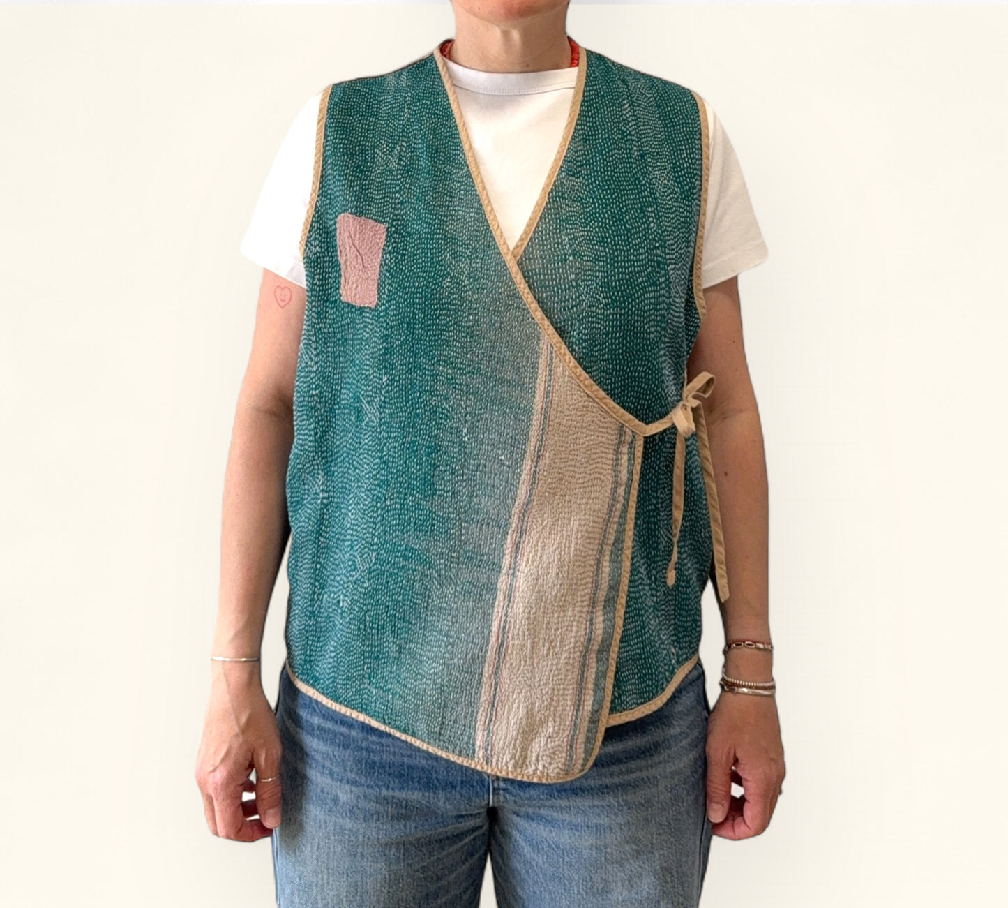 KHARNA REVERSIBLE WAISTCOAT