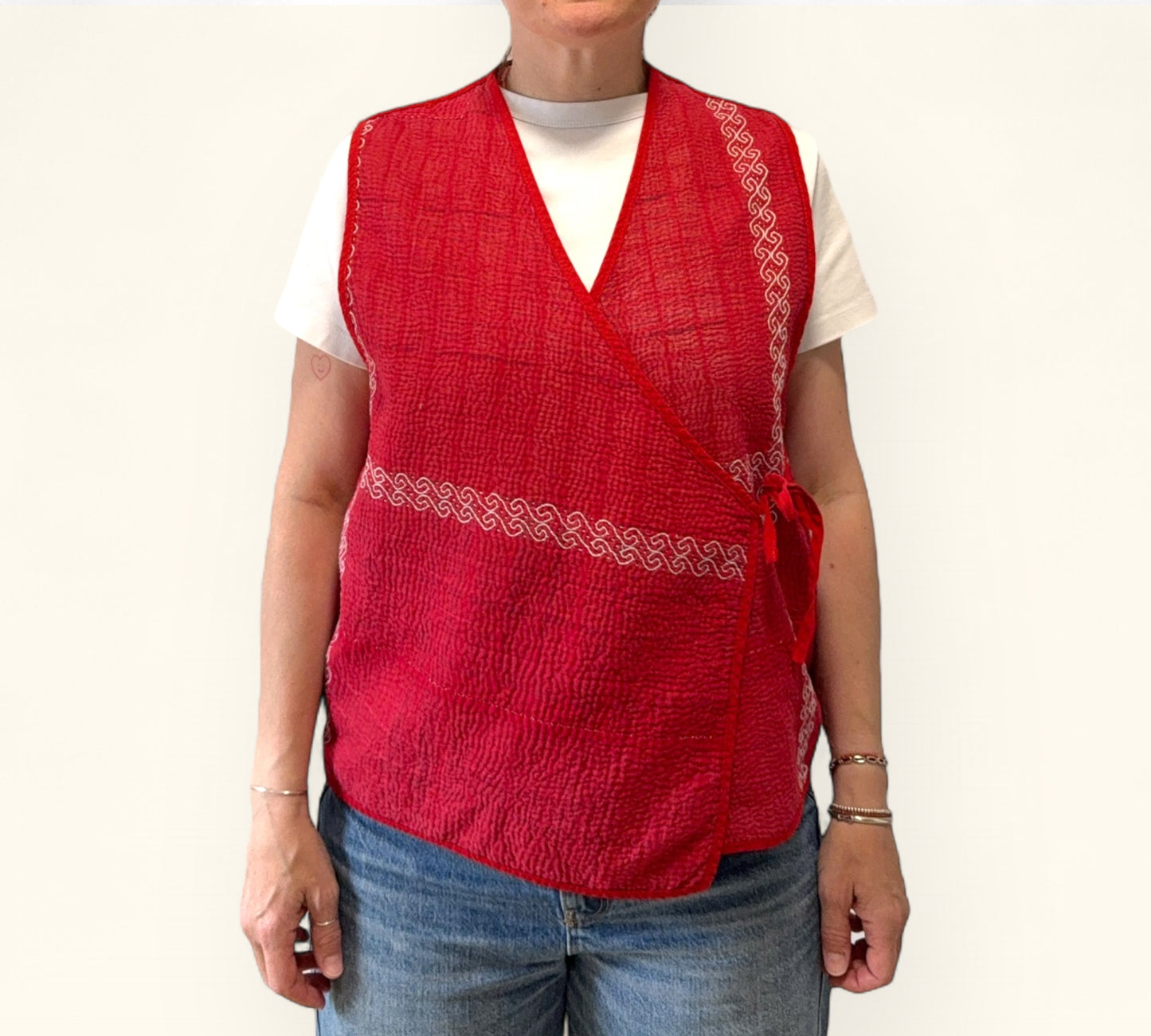 KHARNA REVERSIBLE WAISTCOAT