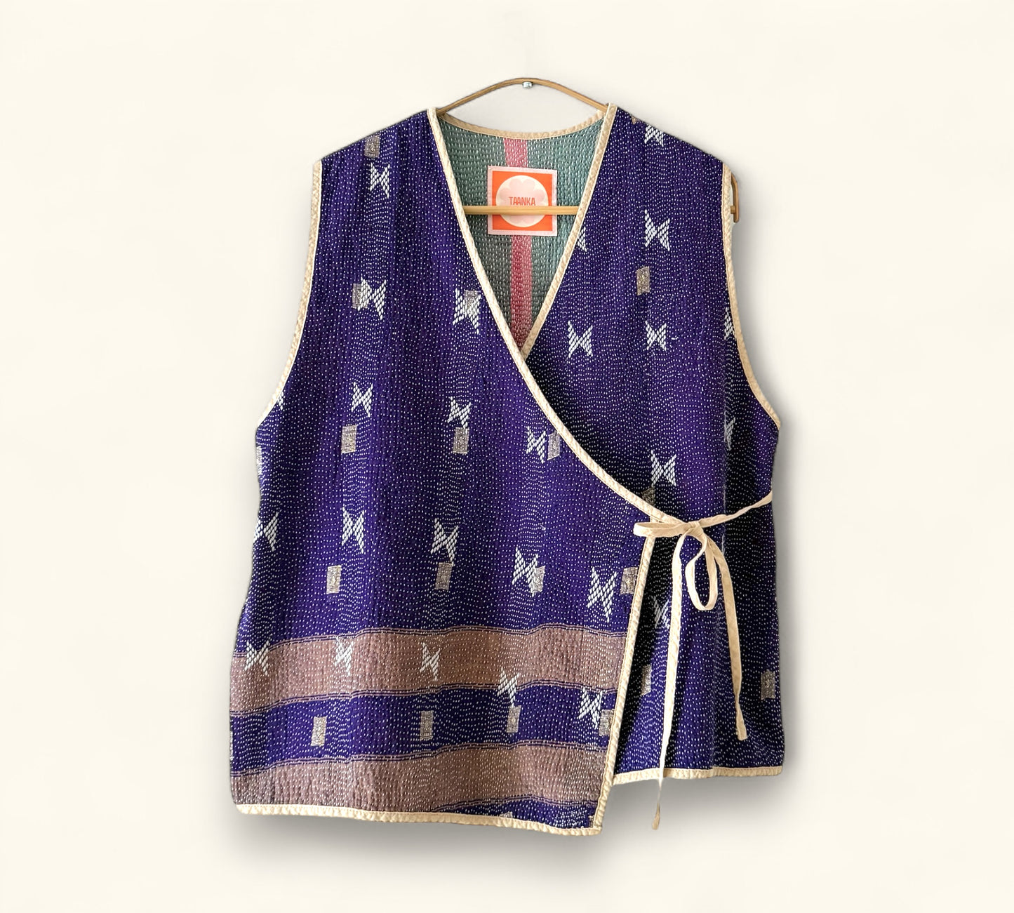 KHARNA REVERSIBLE WAISTCOAT