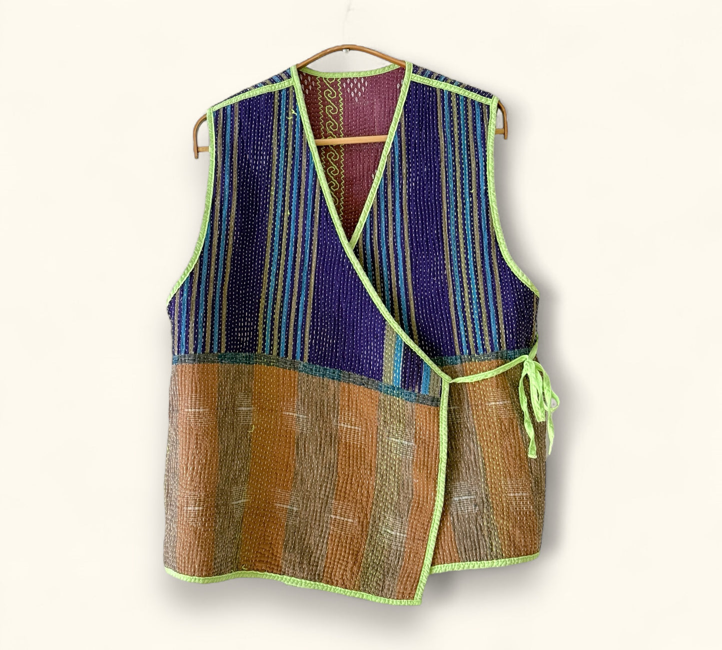 KHARNA REVERSIBLE WAISTCOAT