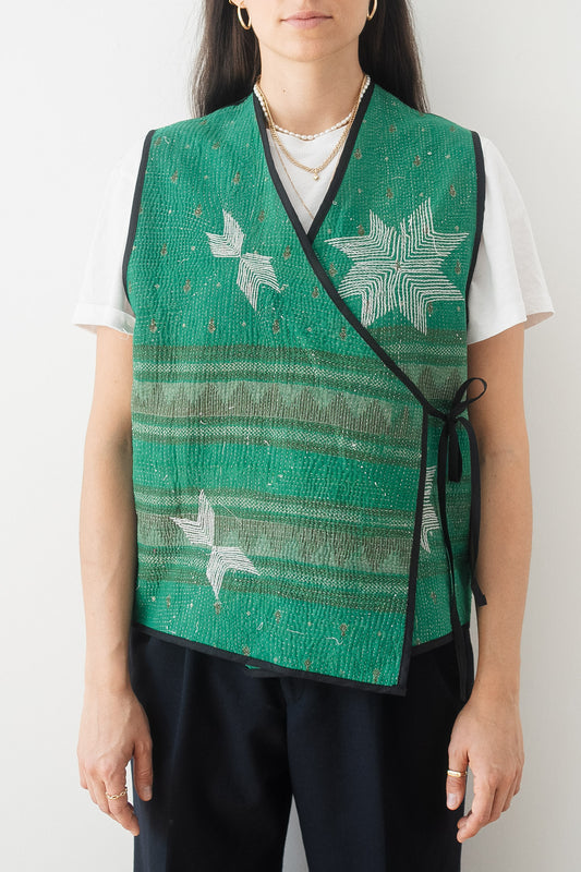 KHARNA REVERSIBLE WAISTCOAT