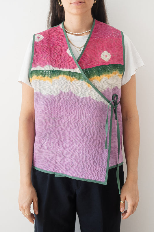 KHARNA REVERSIBLE WAISTCOAT