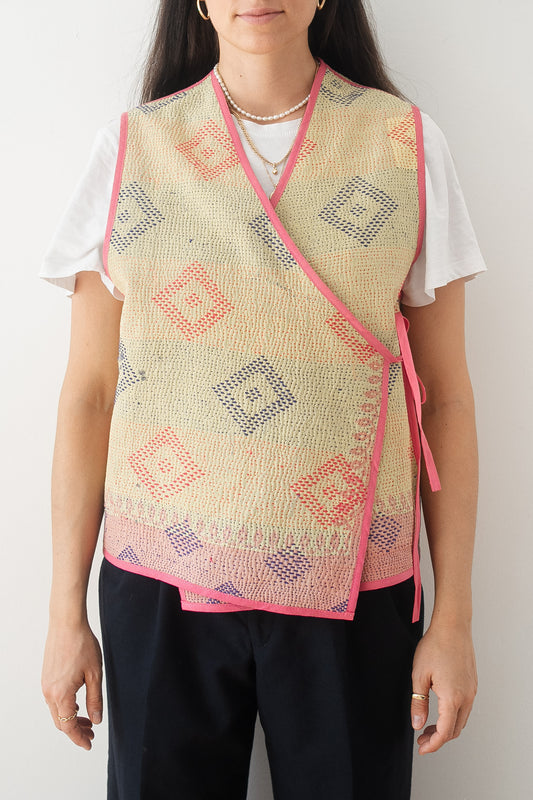 KHARNA REVERSIBLE WAISTCOAT