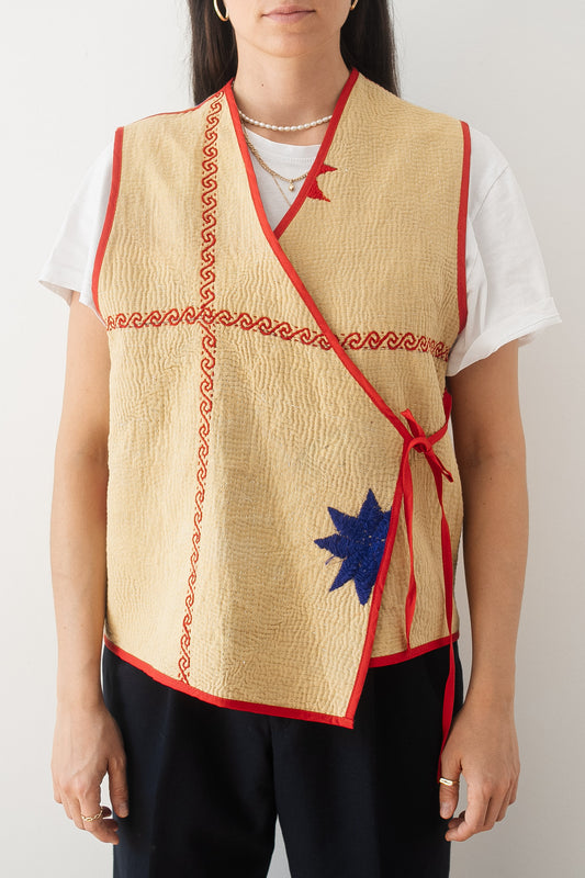 KHARNA REVERSIBLE WAISTCOAT