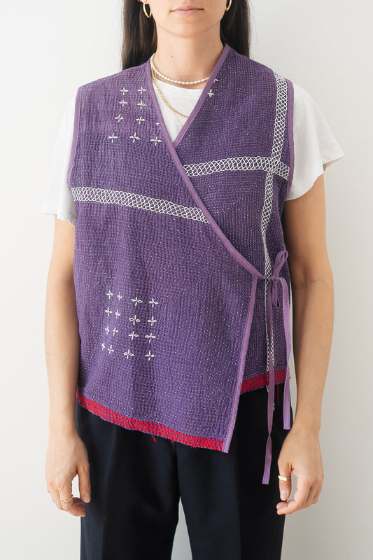 KHARNA REVERSIBLE WAISTCOAT