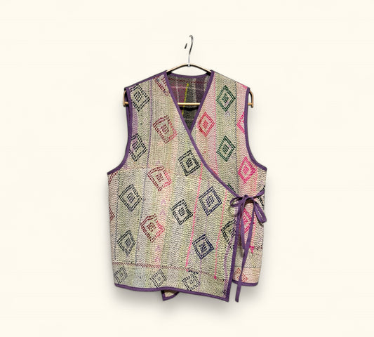 KHARNA REVERSIBLE WAISTCOAT