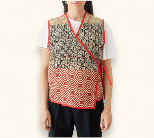 KHARNA REVERSIBLE WAISTCOAT