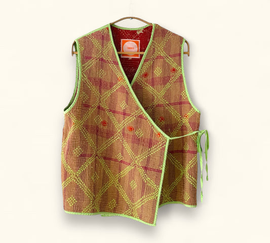 KHARNA REVERSIBLE WAISTCOAT