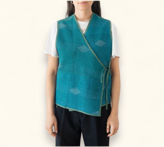 KHARNA REVERSIBLE WAISTCOAT