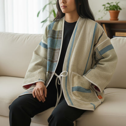 NADIA REVERSIBLE KIMONO JACKET