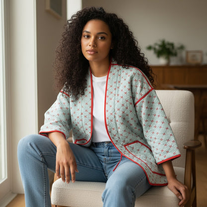 NADIA REVERSIBLE KIMONO JACKET