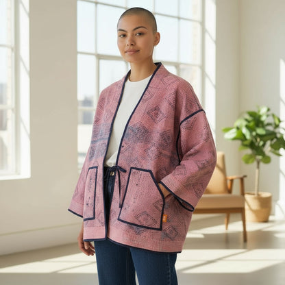 NADIA REVERSIBLE KIMONO JACKET